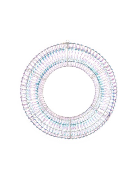 L'Oca Nera - Cristalli Di Luce Corona Piccola Con 600 Led Ø60X13H