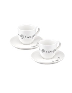 La Porcellana Bianca-Gli Onesti Set 2 Tazzine Caffè 80 Ml Gift Box 2