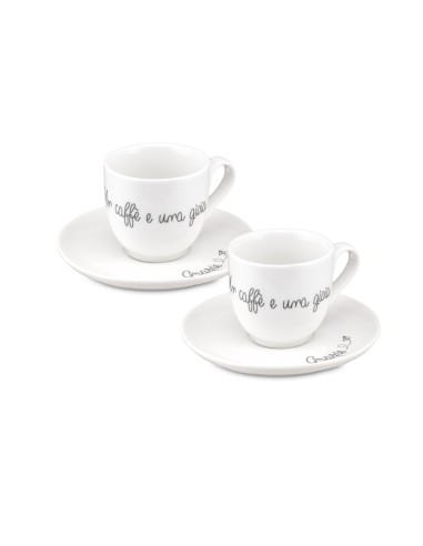 La Porcellana Bianca-Gli Onesti Set 2 Tazzine Caffè 80 Ml Gift Box