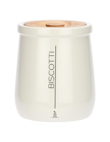 La Porcellana Bianca-Gli Onesti Barattolo Biscottiera 2 45L Stoneware 15.5X15.5XH18 Cm