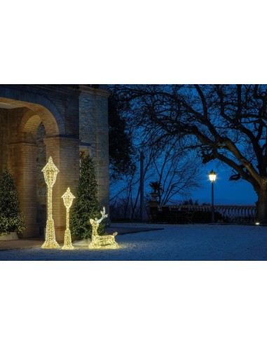 L'Oca Nera - Sogno D'Inverno / Prince Renna Seduta Grande Con 720 Led 70X25X100H