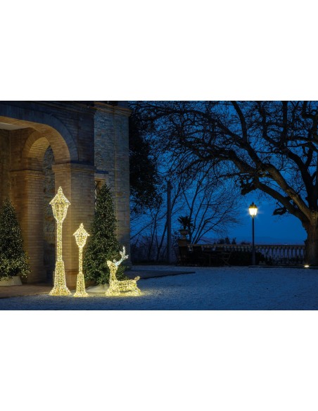 L'Oca Nera - Sogno D'Inverno / Prince Renna Seduta Grande Con 720 Led 70X25X100H