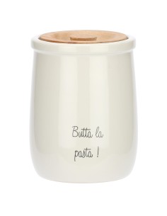 La Porcellana Bianca-Gli Onesti Barattolo Sale Grosso 0 8L Stoneware 10.5X10.5XH13.5 Cm 2