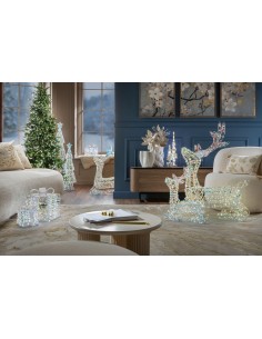 L'Oca Nera - Foresta Di Ghiaccio Albero Piccolo Con 400 Led Ø25X80H 2