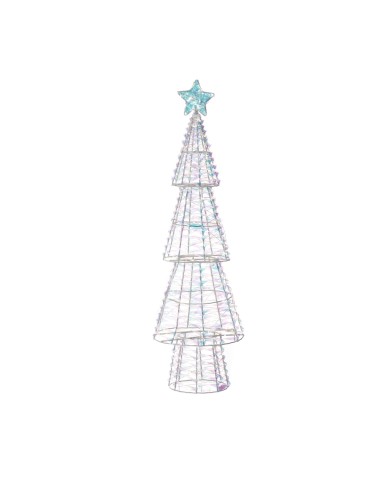 L'Oca Nera - Foresta Di Ghiaccio Albero Piccolo Con 400 Led Ø25X80H