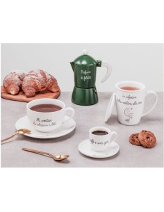 La Porcellana Bianca-Gli Onesti Moka 3 Tazze Metallo 9x18 Cm Gift Box 2