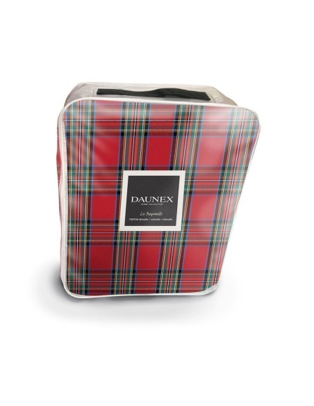 Daunex - Trapunta Microfibra 180x260 (piazza singola) disegno Tartan variante Rosso