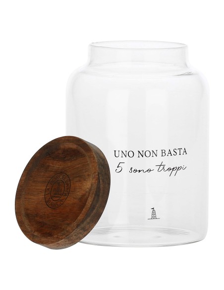 La Porcellana Bianca-I Garbati Barattolo Caffe 1200 Ml Borosilicato 1,2 l