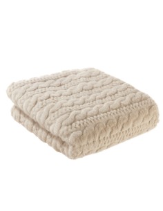 L'Oca Nera - Tenero Abbraccio Plaid Beige 140X160