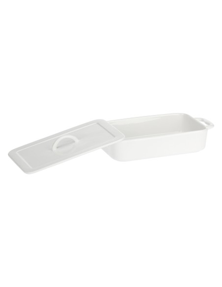 La Porcellana Bianca-Poppi Teglia Rett. C/Cop. Cm 31 Gb Gift Box