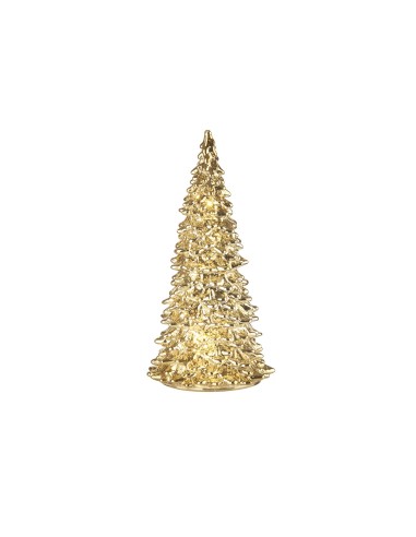 L'Oca Nera - Sentiero Di Cristallo Albero Oro Con Led Ø11X21H