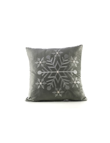 Evviva - Cuscino con Led Fiocco di  Neve 40x40cm