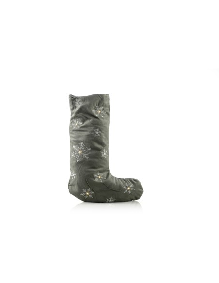 Evviva - Calza in Tessuto con Led Fiocco Neve