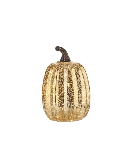 L'Oca Nera - Zucche In Festa Zucca Media Con Led Ø13,5X21H