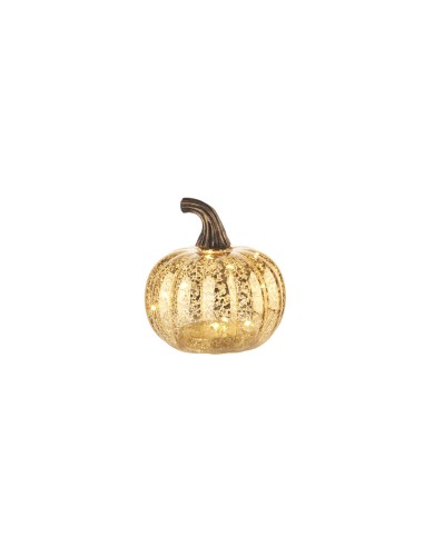 L'Oca Nera - Zucche In Festa Zucca Piccola Con Led Ø12X13H