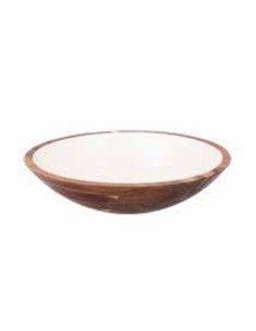 La Porcellana Bianca-Libeccio Ciotola Maxi 30.5X30.5X7.6Cm Legno
