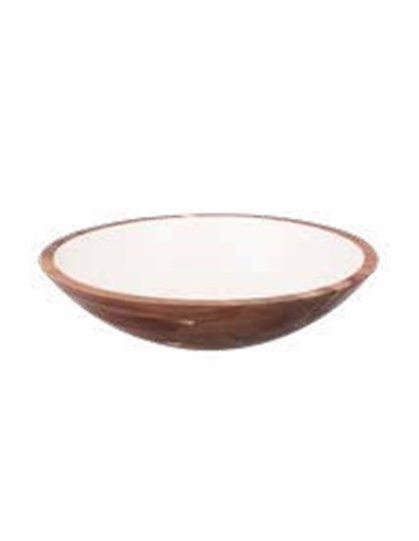 La Porcellana Bianca-Libeccio Ciotola Maxi 30.5X30.5X7.6Cm Legno