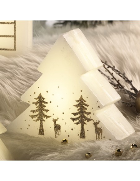 Candela albero grande -led cm 13x6x12,5h