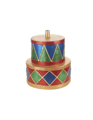 L'Oca Nera - Rullo Di Tamburi Base Per Albero Con Tamburi Ø40X45H