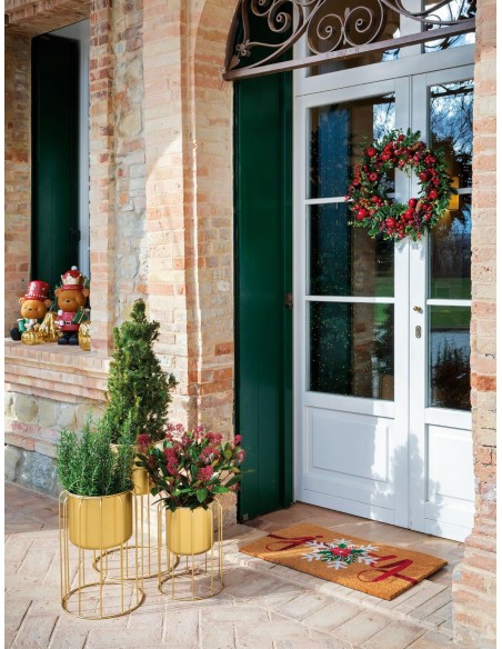 L'Oca Nera - Portami Con Te Orsetto Con Albero E Led 24X18X46H