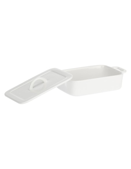 La Porcellana Bianca·teglia Rettang. C/coperchio Cm 22 in Gift Box