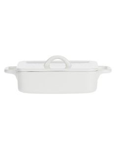 La Porcellana Bianca·teglia Rettang. C/coperchio Cm 22 in Gift Box
