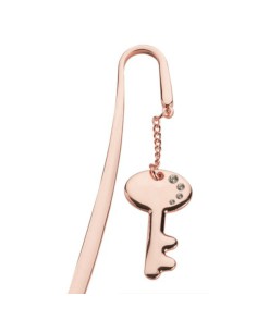 Segnalibro chiave rose gold