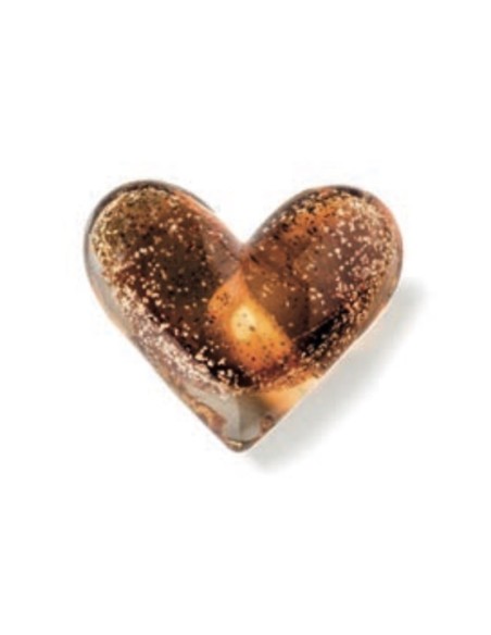 Press-Papier Cuore Ambra