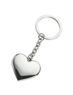 Portachiavi cuore cromo