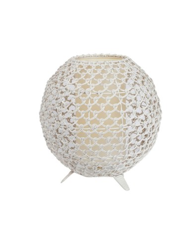 Lampada Midollino Bianco
