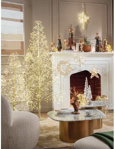 L'Oca Nera - Foresta Di Luci / Albero Grande Albero Oro Grande Con 2100 Micro Led 180H