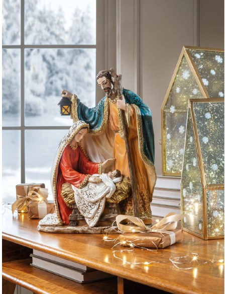 L'Oca Nera - La Sacra Famiglia Nativita' 24,5X10X31,5H