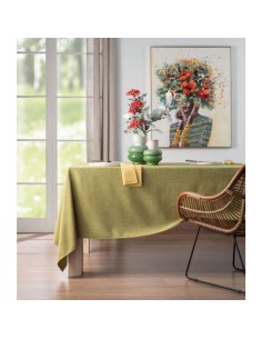 L'Oca Nera - Cardamomo - Tovaglia Antimacchia cm 155 x 270 · 10 posti