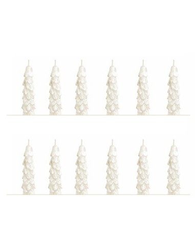 L'Oca Nera - Candela di Natale ad Albero  Ø2x25h