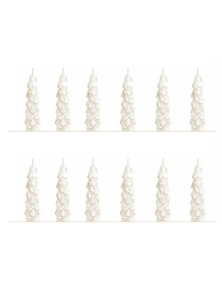 L'Oca Nera - Candela di Natale ad Albero  Ø2x25h