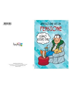 Biglietto augurale Pensione