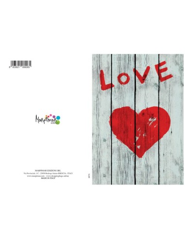 Biglietto augurale Love