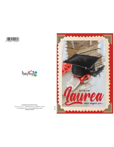 Biglietto augurale Laurea
