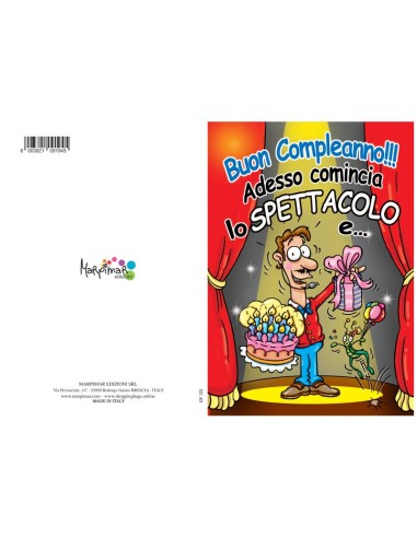 Biglietto augurale Buon compleanno