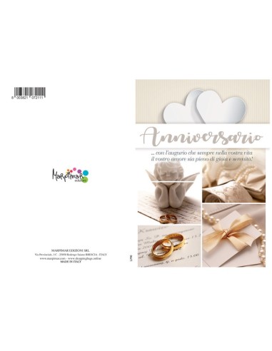 Biglietto augurale Anniversario di matrimonio