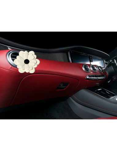 Muhà - Carflower Bianco Fiori di Cotone - Profumatore Auto