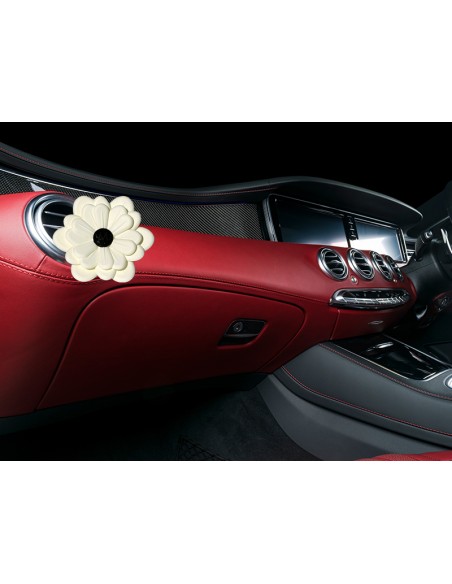 Muhà - Carflower Bianco Fiori di Cotone - Profumatore Auto