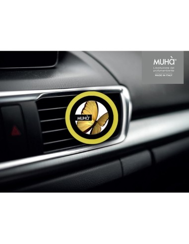Muhà - Carsymbol Farfalla Lemon Friz - Profumatore Auto