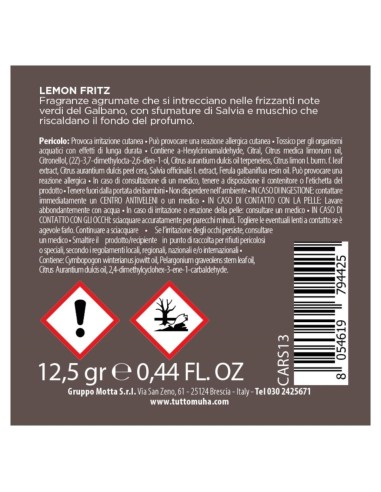 Muhà - Carsymbol Farfalla Lemon Friz - Profumatore Auto