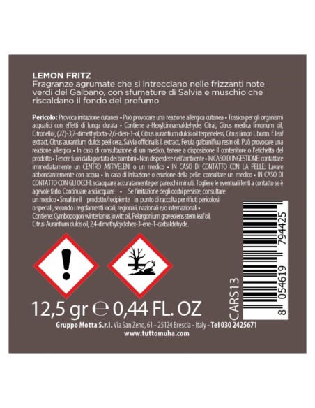 Muhà - Carsymbol Farfalla Lemon Friz - Profumatore Auto