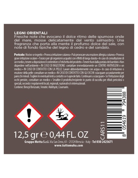 Muhà - Carsymbol Cane Legni Orientali - Profumatore Auto