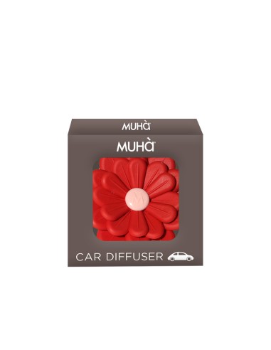 Muhà - Carflower Rosso Arancio e Cannella - Profumatore Auto
