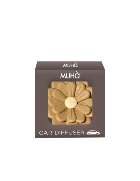 Muhà - Carflower Natural Vaniglia e Ambra Pura - Profumatore per Auto
