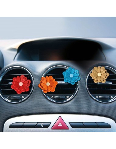 Muhà - Carflower Natural Vaniglia e Ambra Pura - Profumatore per Auto