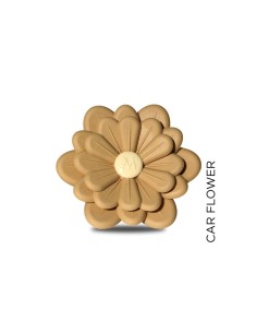 Muhà - Carflower Natural Vaniglia e Ambra Pura - Profumatore per Auto